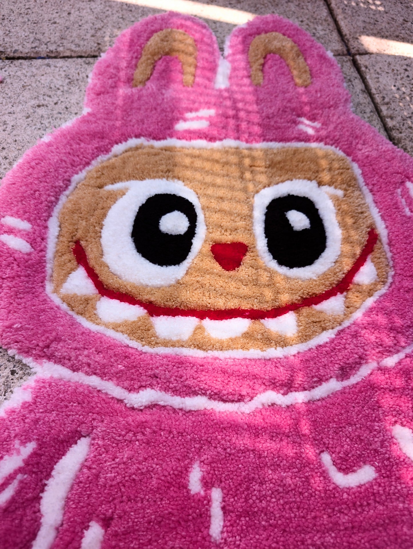 LABUBU Rug, Tapis motif LABUBU Tapis personnalisé 70x40 cm