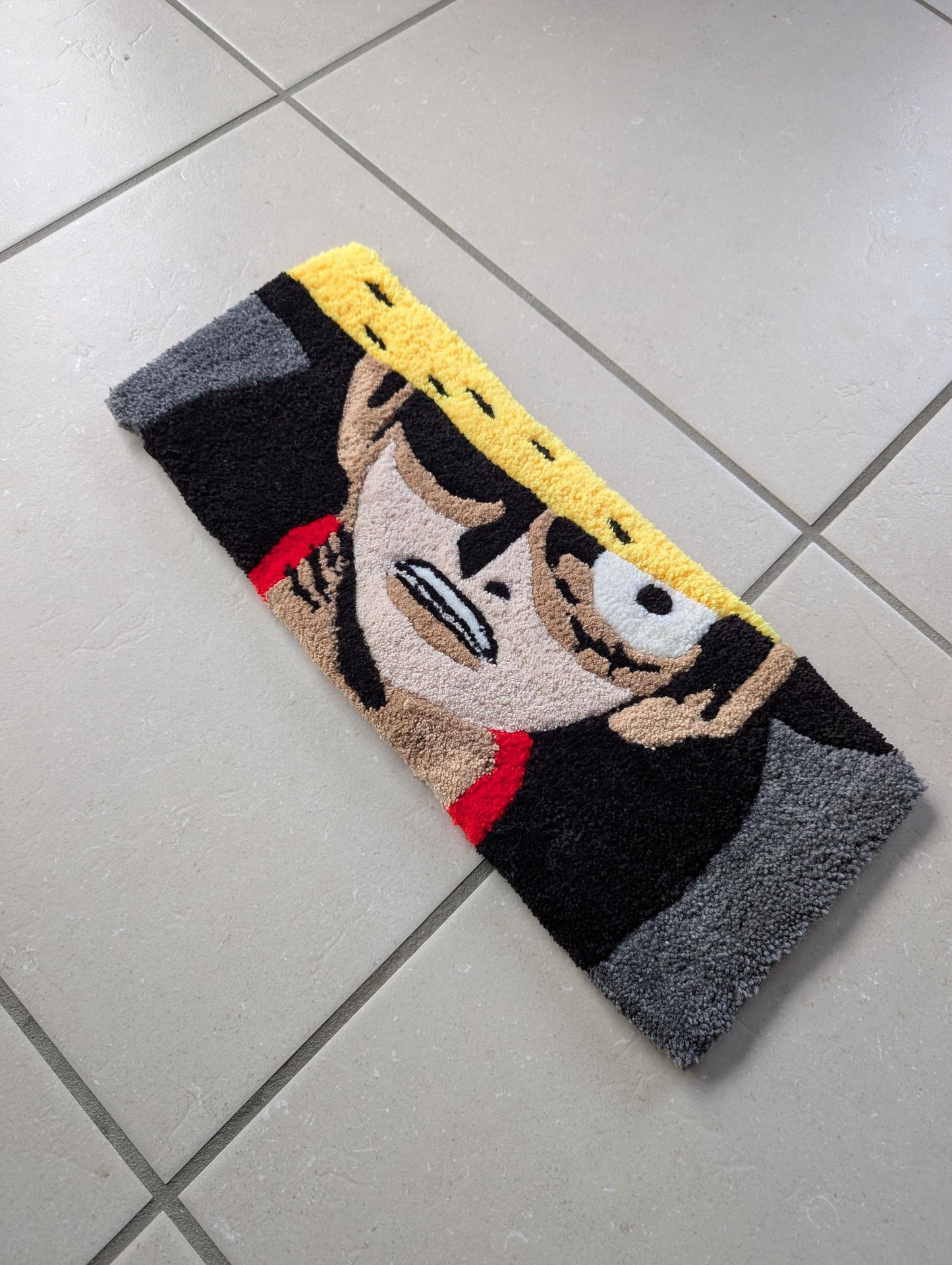 TUFTING TAPIS, Tapis pour clavier SPIDERMAN / Luffy  / Pikachu, Tapis personnalisé , Tufting Rug