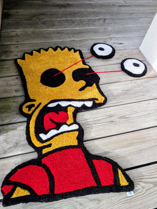 Tapis motif Simpson Tapis personnalisé , Simpson Rug