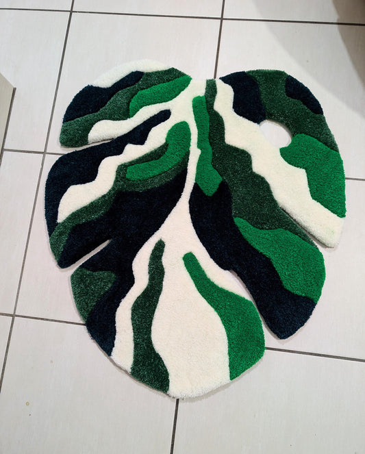 TUFTING TAPIS, Tapis feuille d'arbre pour Salon ou chambre, Tufting Rug