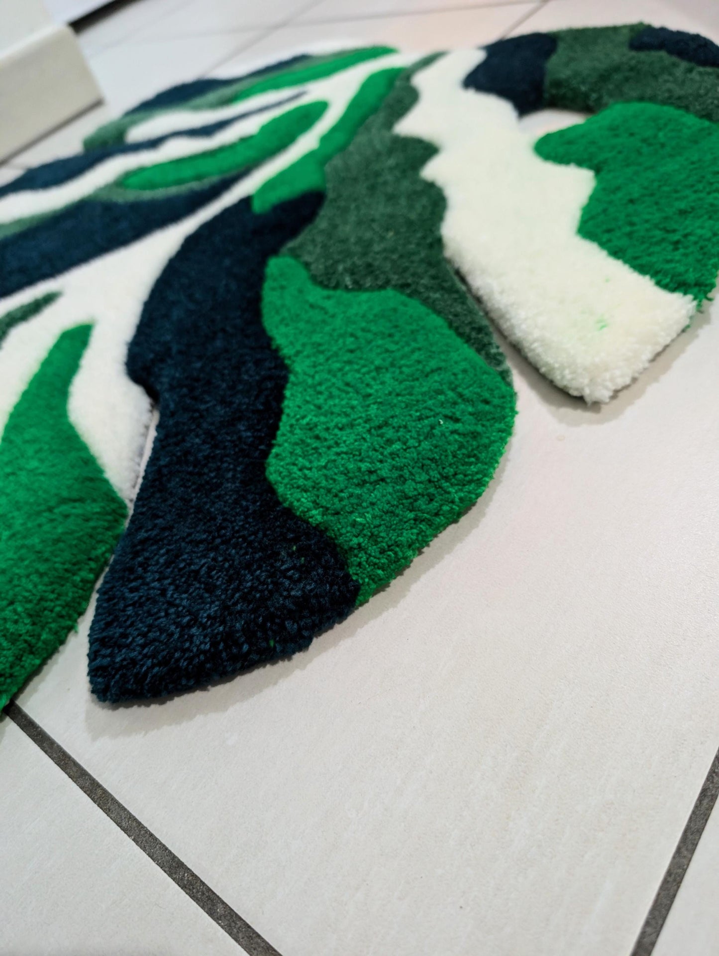 TUFTING TAPIS, Tapis feuille d'arbre pour Salon ou chambre, Tufting Rug