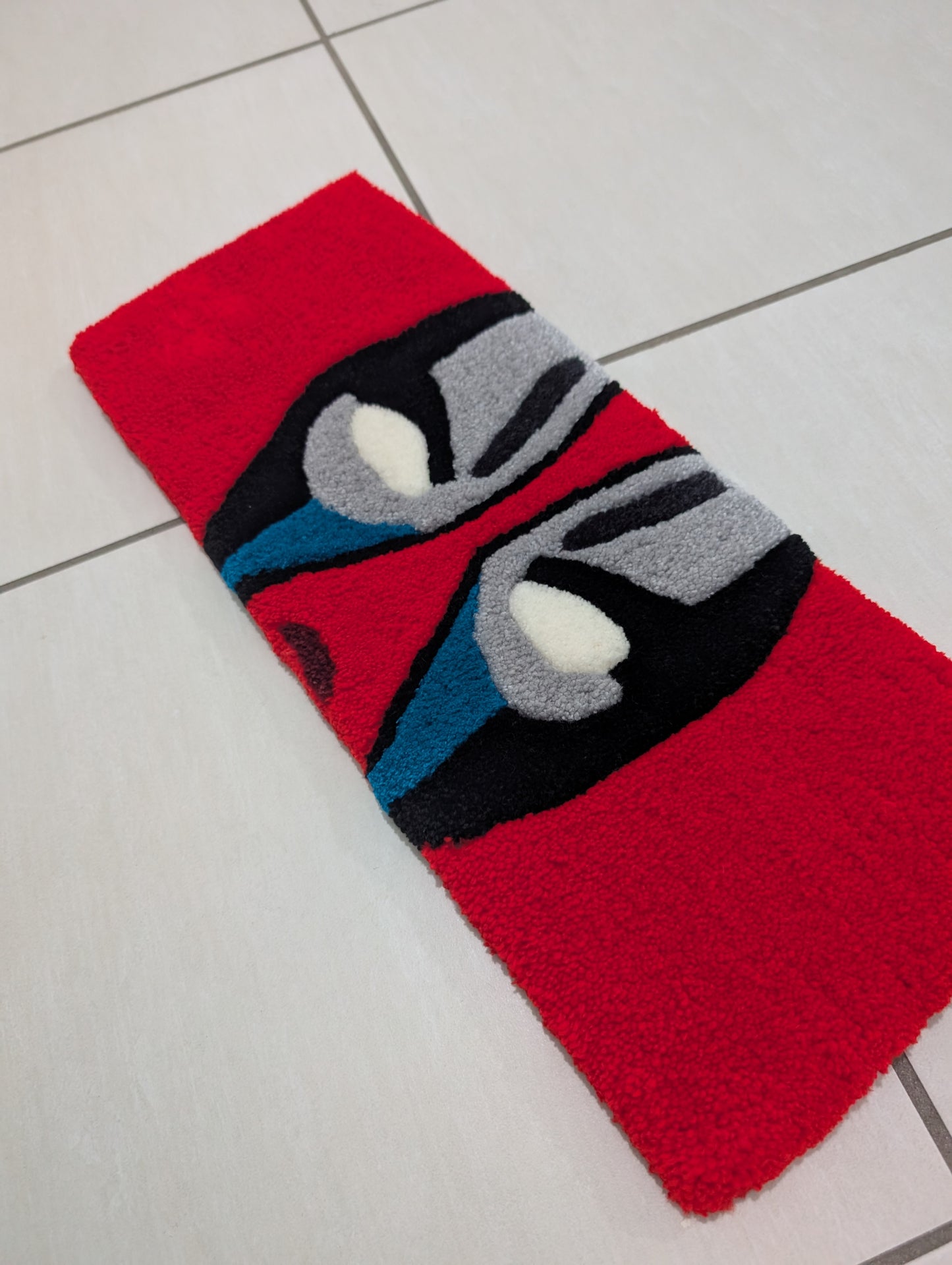 TUFTING TAPIS, Tapis pour clavier SPIDERMAN / Luffy  / Pikachu, Tapis personnalisé , Tufting Rug