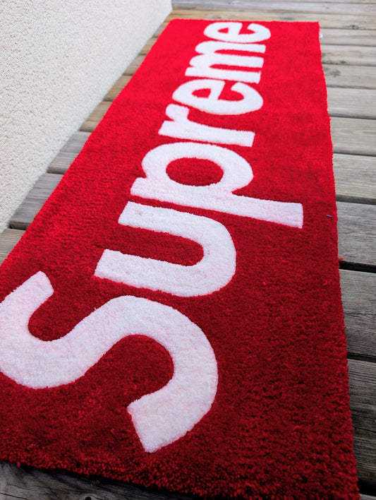 Simpson Rug, Tapis motif SUPREME Tapis personnalisé 110x40 cm