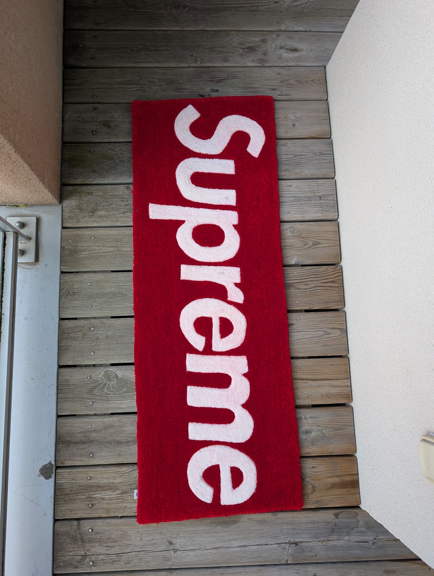 Simpson Rug, Tapis motif SUPREME Tapis personnalisé 110x40 cm