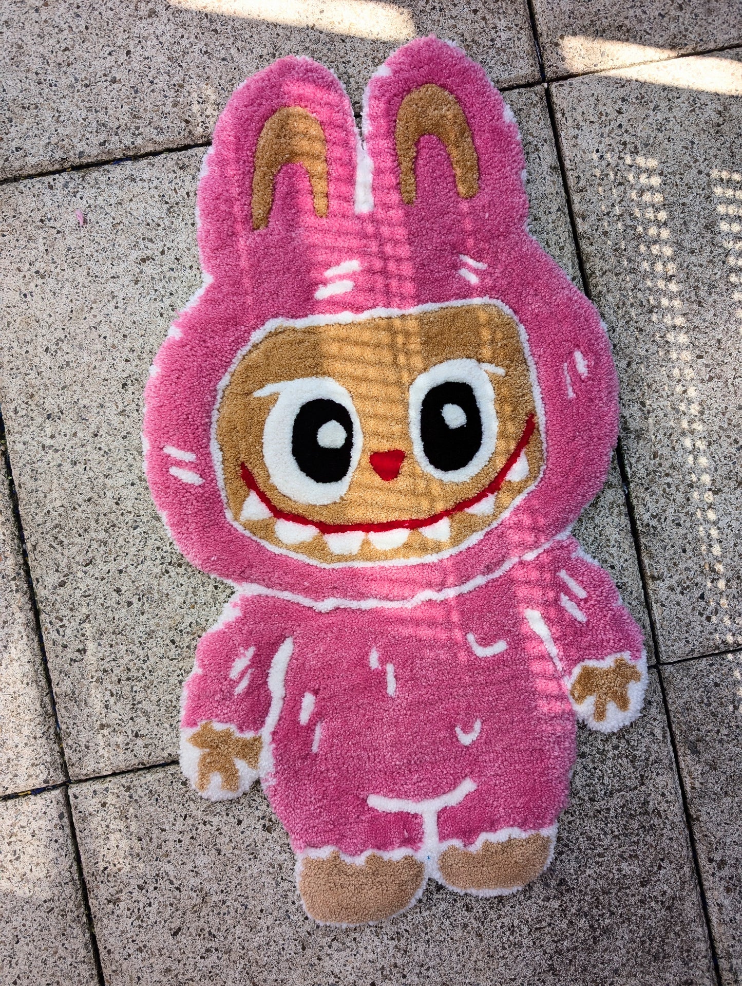 LABUBU Rug, Tapis motif LABUBU Tapis personnalisé 70x40 cm