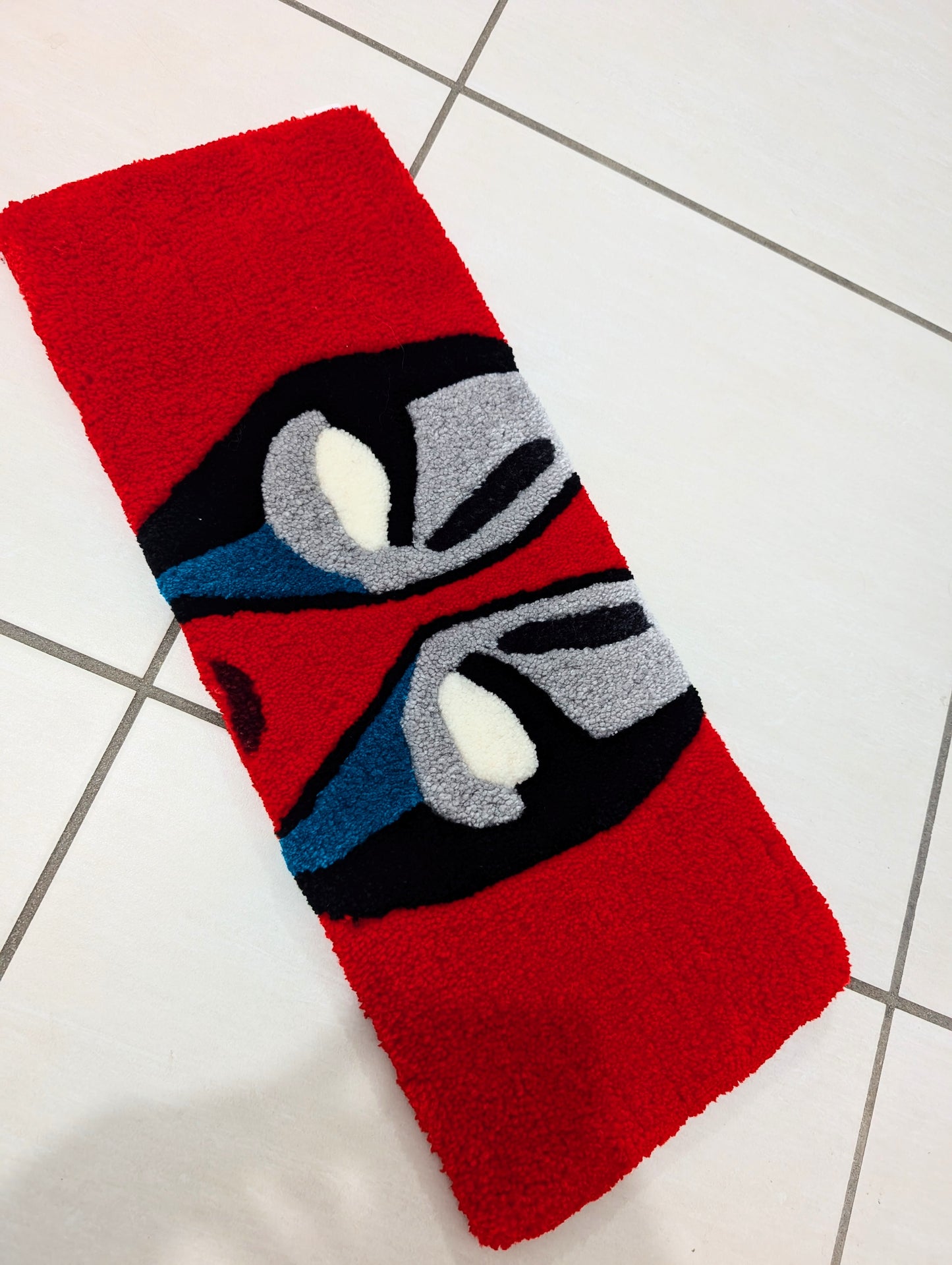 TUFTING TAPIS, Tapis pour clavier SPIDERMAN / Luffy  / Pikachu, Tapis personnalisé , Tufting Rug