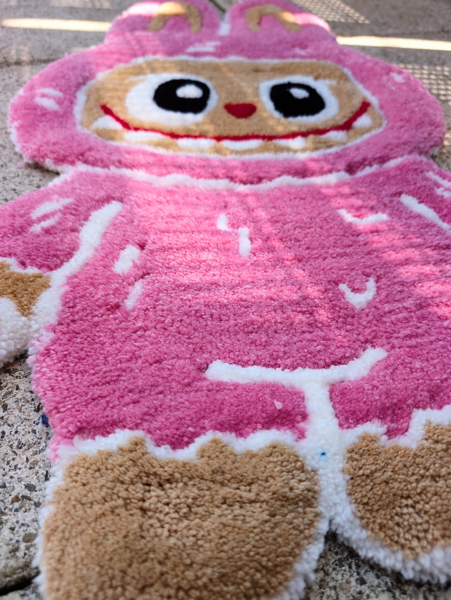 LABUBU Rug, Tapis motif LABUBU Tapis personnalisé 70x40 cm