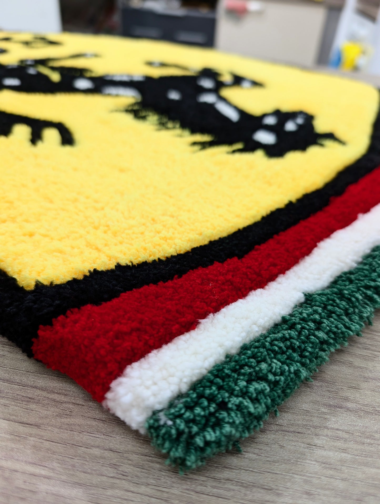 FERRARI Rug 🐎, Tapis motif FERRARI Tapis personnalisé