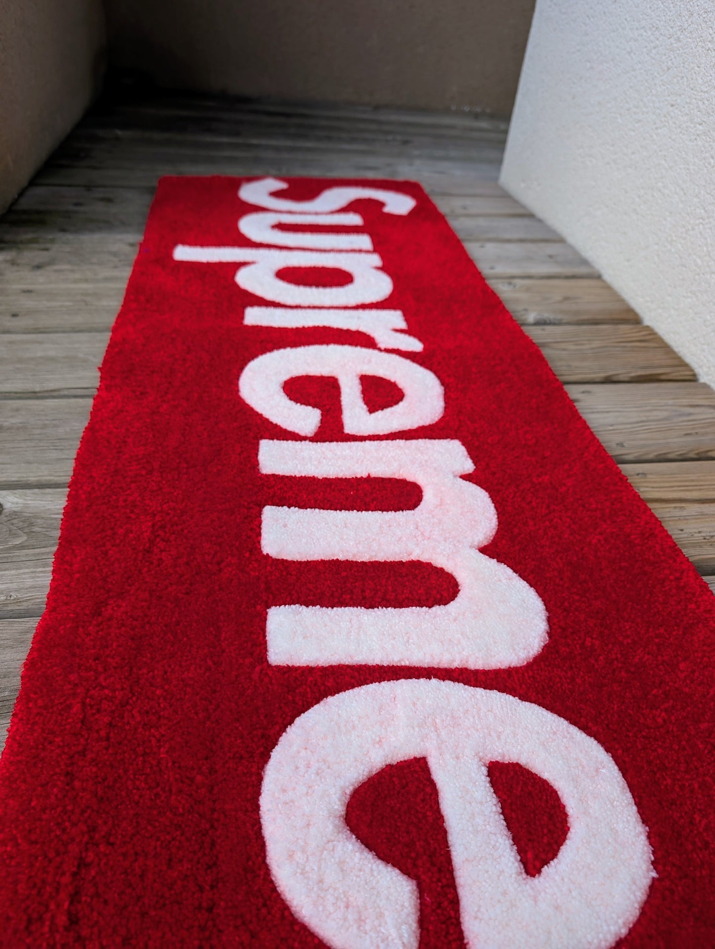 Simpson Rug, Tapis motif SUPREME Tapis personnalisé 110x40 cm